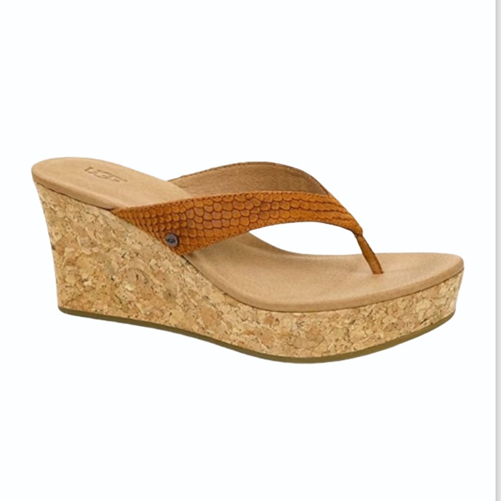 Ugg Natassia Leather Wedges